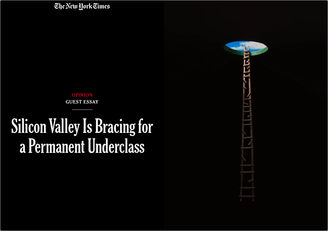 Screenshot of The New York Times article